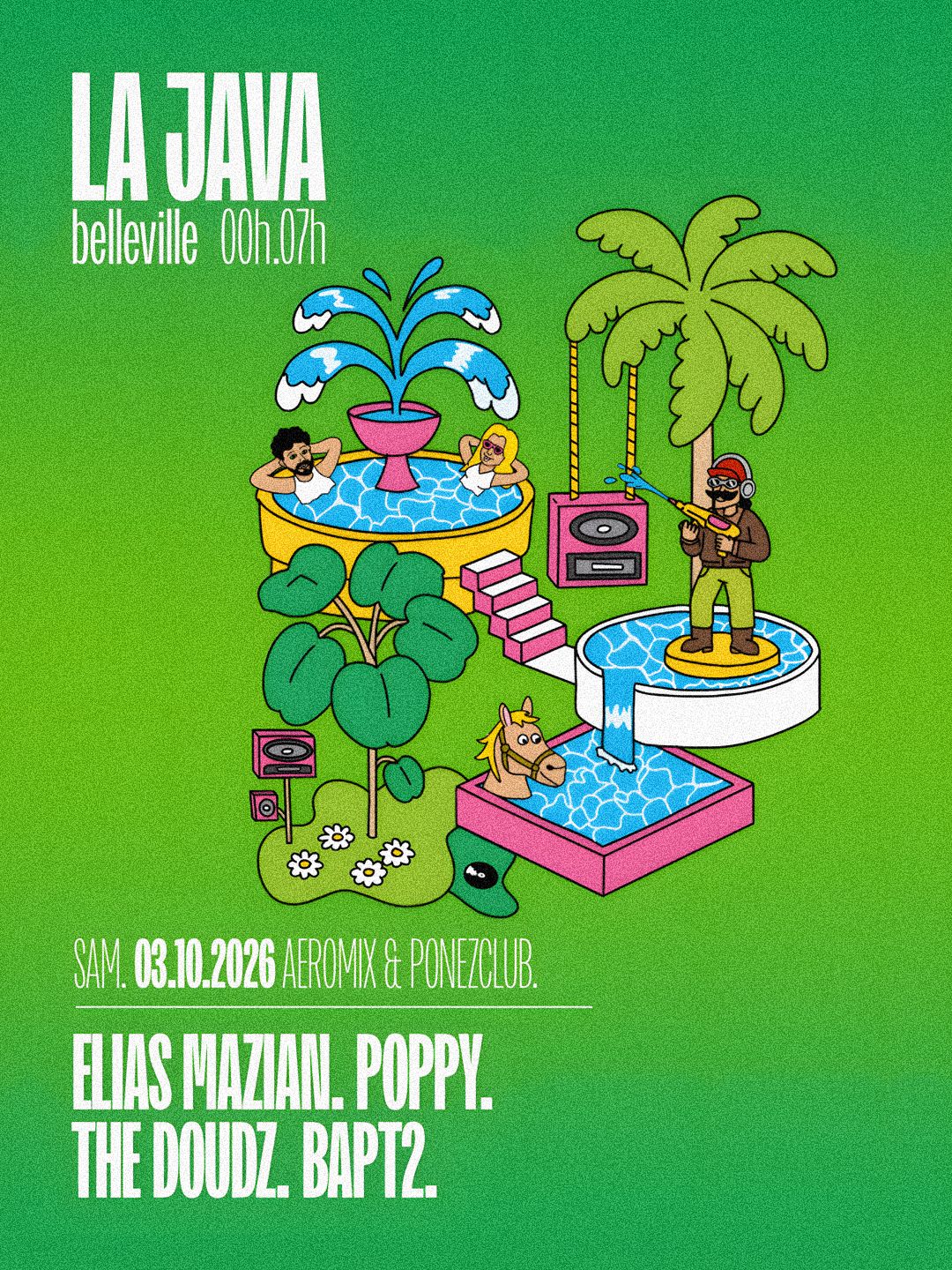 Aeromix & Ponez Club : Elias Mazian, Poppy & More